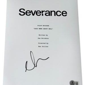 Adam Scott Signed Autograph Severance "Pilot" TV Full Episode Script Beckett BAS