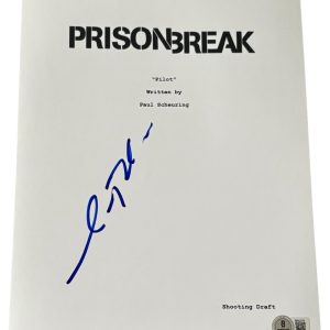 Amaury Nolasco Signed Autograph Prison Break Pilot TV Episode Script Beckett