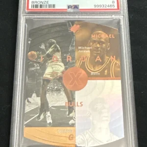 MICHAEL JORDAN 1997 SPx BRONZE DIE-CUT #6! PSA 8 NearMint - Mint! Chicago Bulls