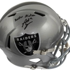Ashton Jeanty Signed Las Vegas Raiders Replica Speed Helmet Inscription Beckett
