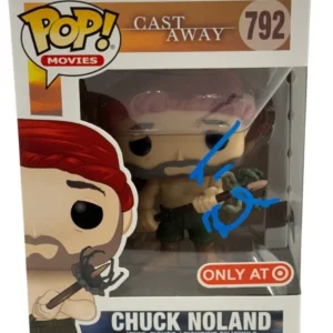 Tom Hanks Signed Chuck Nolan Funko Cast Away Authentic Autograph Beckett
