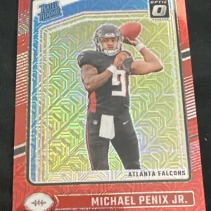 2024 Panini Donruss Optic - Rated Rookie Michael Penix Jr. #279 Red Mojo