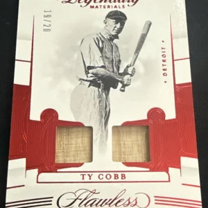 2020 Flawless TY COBB Legendary Materials Game Used BAT Ruby #19/20