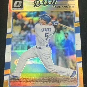 SGC 9 COREY SEAGER ROY OPTIC  GOLD PRIZM 2017 DODGERS SSP 6/10