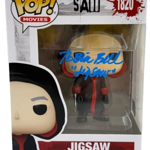 Tobin Bell Signed Jigsaw Funko Saw Authentic Autograph Beckett Witness