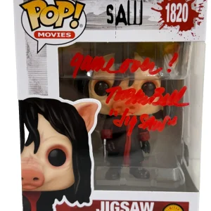 Tobin Bell Signed Jigsaw Chase Funko Saw Authentic Autograph Beckett Witness