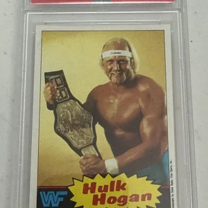 1985 Topps WWF #16 Hulk Hogan PSA 8 NM-MT Rookie Card RC