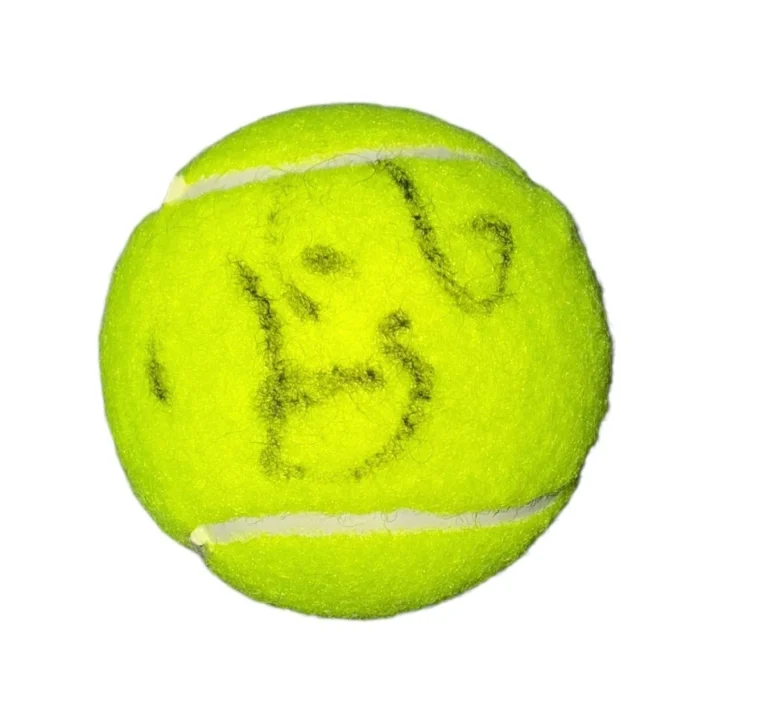 Roger Federer Signed Autograph Tennis Ball Wimbledon US Open Beckett BAS COA D