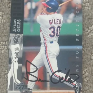 1994 Upper Deck Minors Brian Giles Signed Card Baseball RC Autographed AUTO #27