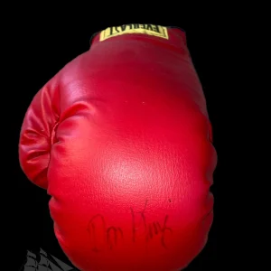 Don King signed Boxing Glove JSA COA Promoter Muhammad Ali Z1023