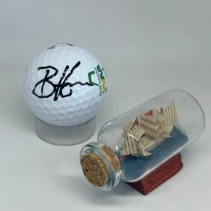 Brian Harman signed Waste Management Logo Golf Ball JSA COA PGA Auto A3590