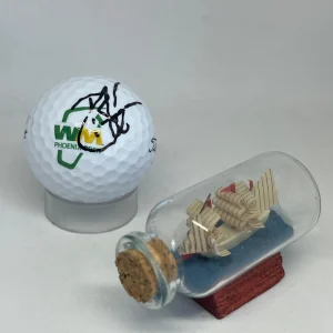 Brian Harman signed Waste Management Logo Golf Ball JSA COA PGA Auto A3591