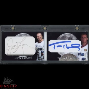 Tom Hanks & James Jim Lovell signed Cut Custom Booklet JSA COA Apollo 13 Z2056