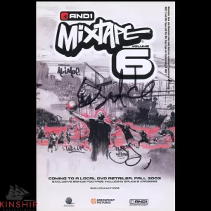 Troy Jackson aka Escalade signed AND1 Promo Card JSA COA Basketball Auto Z2069