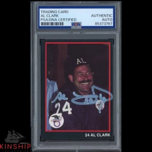 Al Clark signed 1988 T&M Umpire Trading Card PSA DNA Slabbed Auto C3846