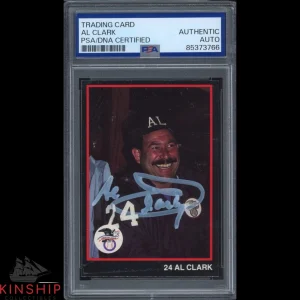Al Clark signed 1988 T&M Umpire Trading Card PSA DNA Slabbed Auto C3847