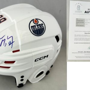 Wayne Gretzky Signed Full Size Helmet Edmonton Oilers Beckett BAS 1 COA