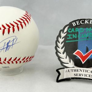Usain Bolt Signed Baseball Olympics Gold Medalist Beckett BAS 4 COA