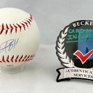 Usain Bolt Signed Baseball Olympics Gold Medalist Beckett BAS 2 COA