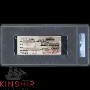Derrike Cope signed 1990 Daytona 500 Ticket PSA DNA Slabbed Auto *Winner* C2923