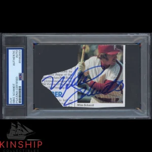 Mike Schmidt signed Cut PSA DNA Slabbed Auto Phillies Baseball HOF Auto C3928