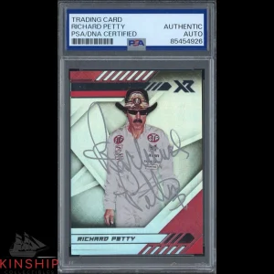 Richard Petty signed 2021 Panini Trading Card PSA DNA Slabbed Auto C4051