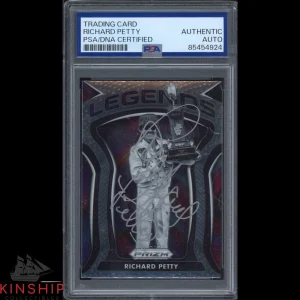 Richard Petty signed 2021 Panini Trading Card PSA DNA Slabbed Auto C4054
