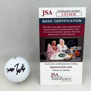 Will Zalatoris Signed Golf Ball JSA COA
