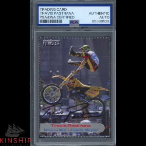Travis Pastrana signed 2001 SI for Kids Card PSA DNA Slabbed Auto C4074