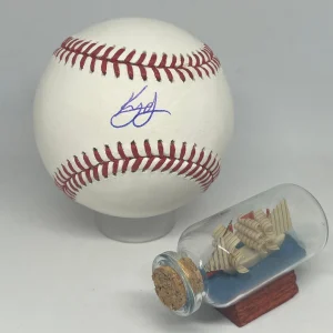 Kyle Larson signed Rawlings OML Baseball JSA COA NASCAR Auto Rare A3721
