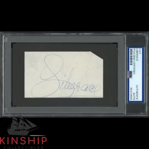 Liberace signed Cut PSA DNA Slabbed Rare Music Inscribed Auto C4192