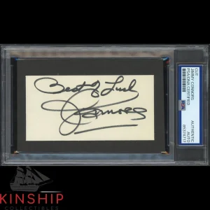 Jimmy Connors signed Inscribed Cut PSA DNA Slabbed Tennis Auto C4167