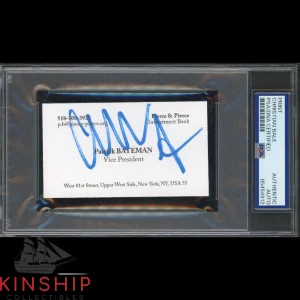 Christian Bale signed Business Card Print PSA DNA Slabbed American Psyco C4164