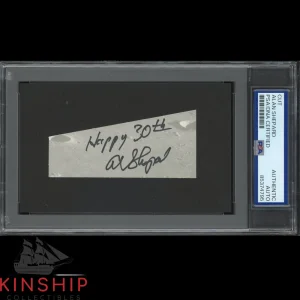 Alan Shepard signed Cut PSA DNA Slabbed Moonwalker Space Auto C4288