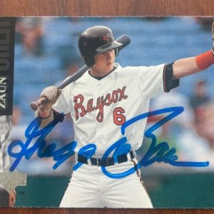 1994 Upper Deck Minor League Baseball Gregg Zaun signed autographed Rookie RC