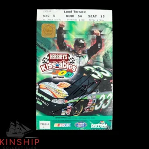 Tony Stewart signed 2006 Hershey's Kissables 300 Ticket JSA COA NASCAR Z2215