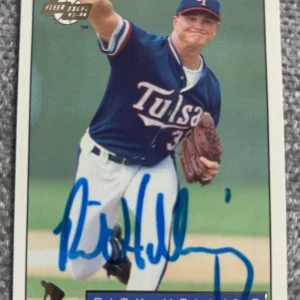 1993-94 Fleer Excel #134 Rick Helling signed autographed card Tulsa Drillers