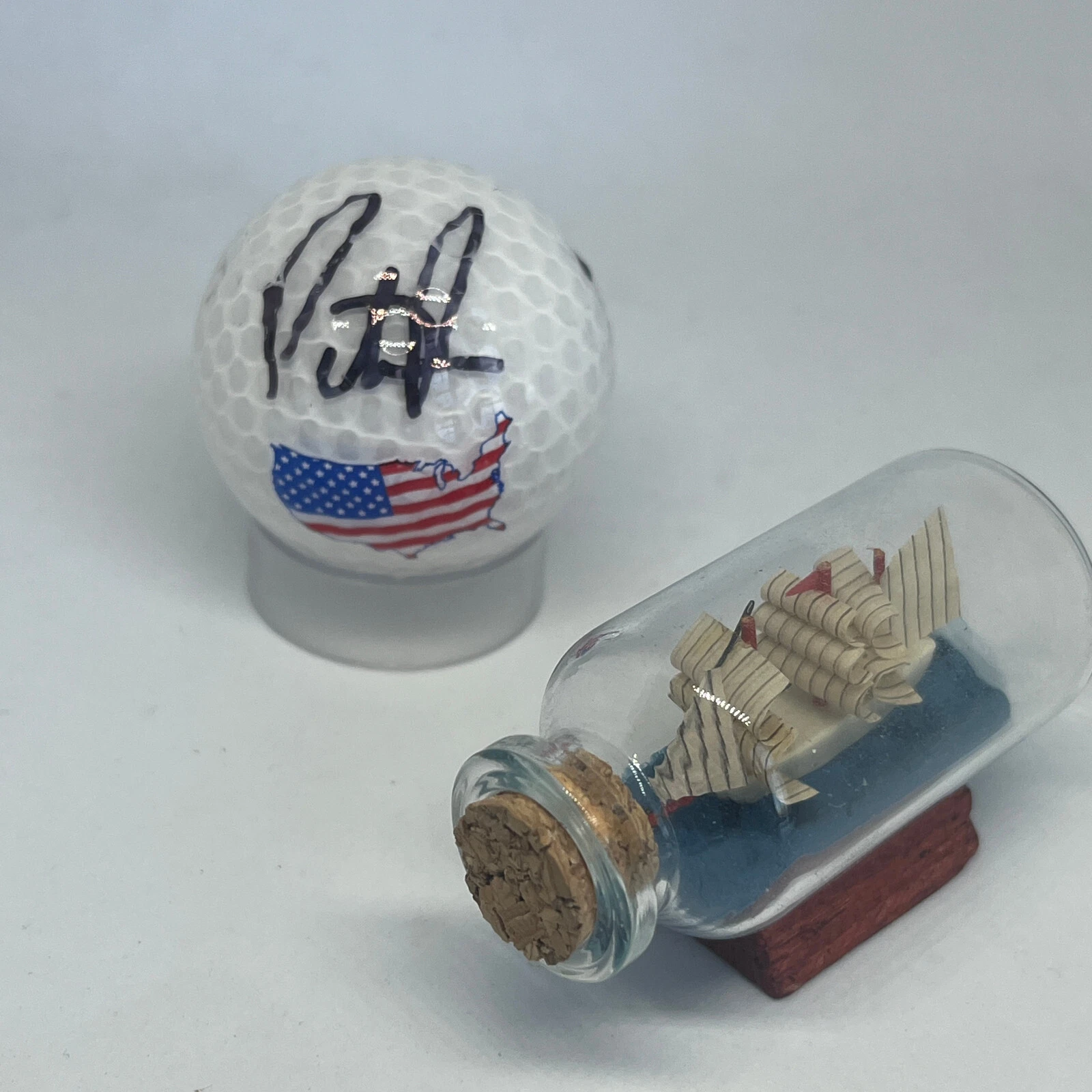 Patrick Reed signed USA Flag Logo Golf Ball JSA COA PGA Masters Winner ...
