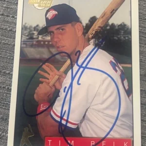 1993-94 Fleer Excel Tim Belk #172 signed autographed Winston-Salem Spirits Card