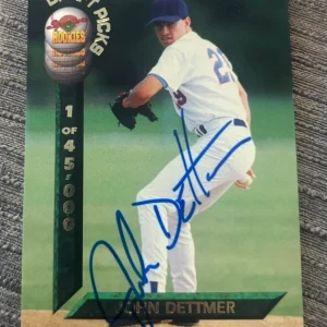 1994 Signature Rookies Draft John Dettmer signed autographed card Auto IN PERSON