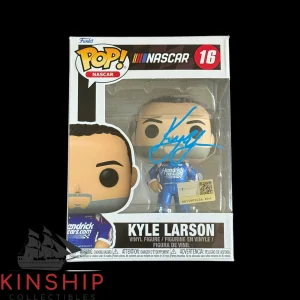 Kyle Larson signed Funko Pop #16 JSA COA NASCAR Racing Auto ZQTY