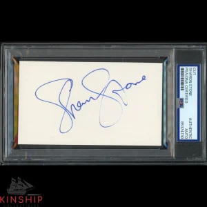 Sharon Stone signed Cut PSA DNA Slabbed Rare Actress Auto C4545