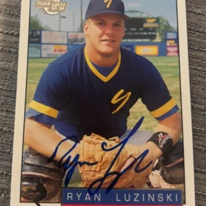 1993-94 Fleer Excel #218 Ryan Luzinski signed autographed card