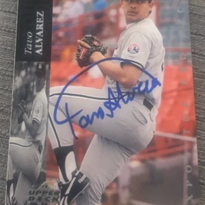 Tavo Alvarez signed autographed card - 1994 Upper Deck Minors - Montreal Expos