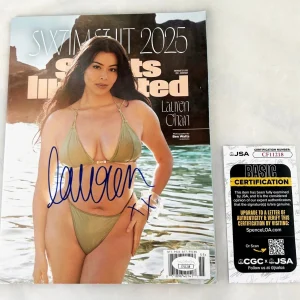 Lauren Chan Signed 2025 Sports Illustrated Swimsuit Magazine SI JSA COA