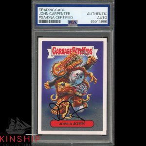 John Carpenter signed Garbage Pail Kids Card PSA DNA Slab Halloween Auto C4597
