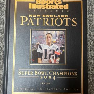 Sports Illustrated New England Patriots Super Bowl Tom Brady 2004/05 HARD COVER