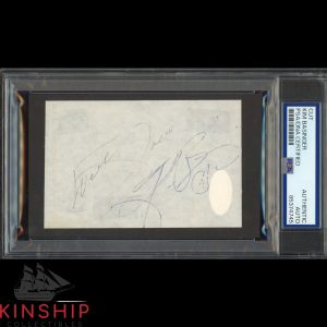 Kim Basinger signed cut PSA DNA Slabbed Inscribed Actress Auto C4686
