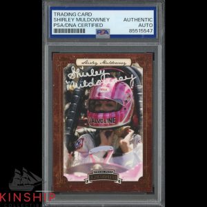 Shirley Muldowney signed 2010 Press Pass Trading Card PSA Slab NHRA Auto C4755