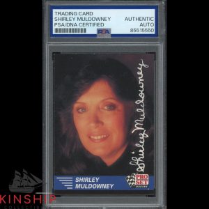 Shirley Muldowney signed 1991 Pro Set Trading Card PSA DNA Slab NHRA Auto C4699